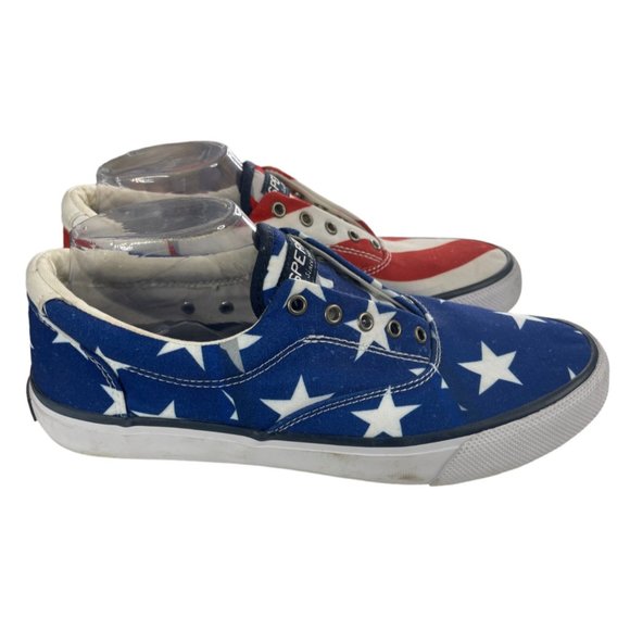 Sperry Top-Sider Men's Striper II CVO Americana Sneakers Size 9M (STS24775) EUC - Picture 1 of 8